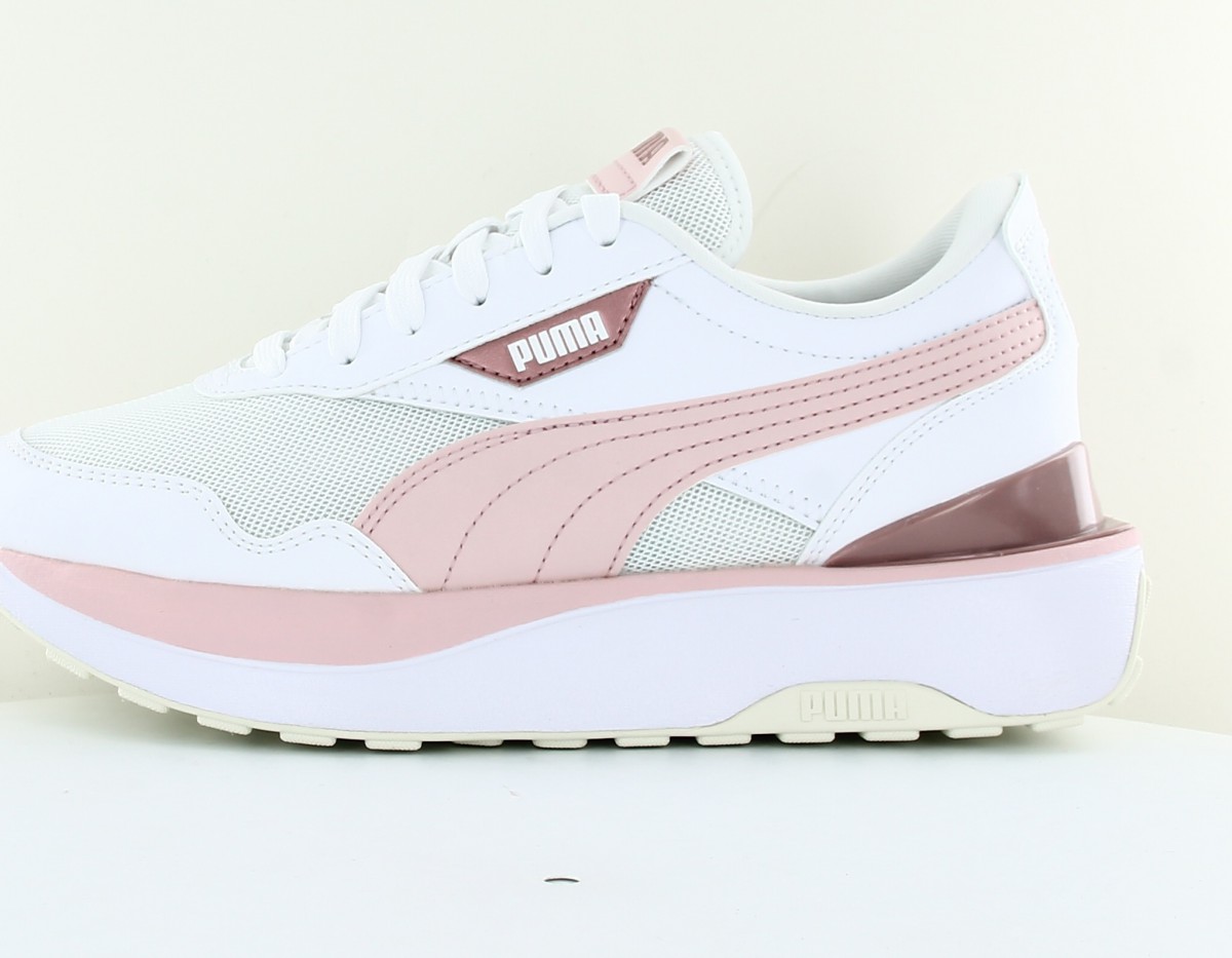 Puma Cruise rider blanc rose pale