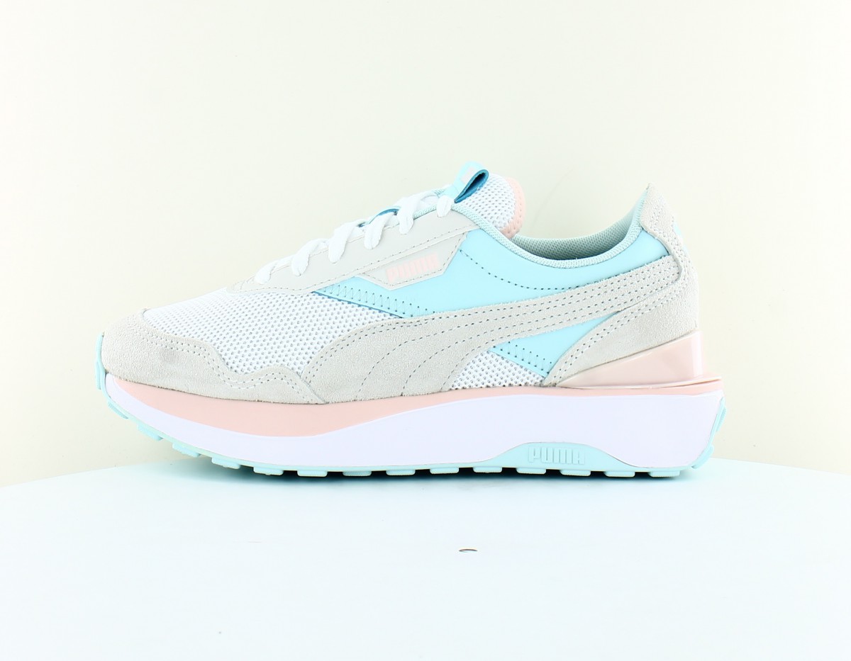 Puma Cruise rider candy blanc beige bleu ciel rose