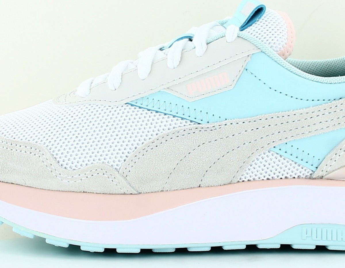 Puma Cruise rider candy blanc beige bleu ciel rose