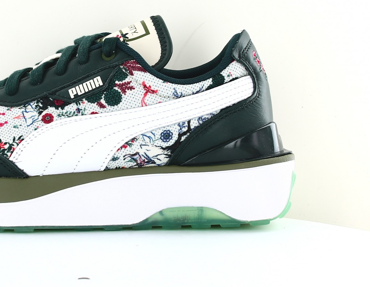 Puma Cruise rider liberty vert blanc floral