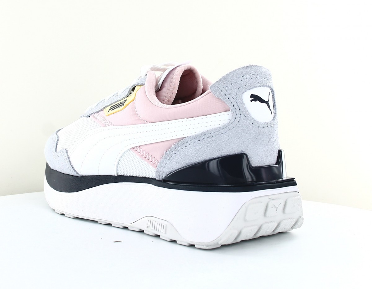 Puma Cruise rider silk blanc rose gris noir