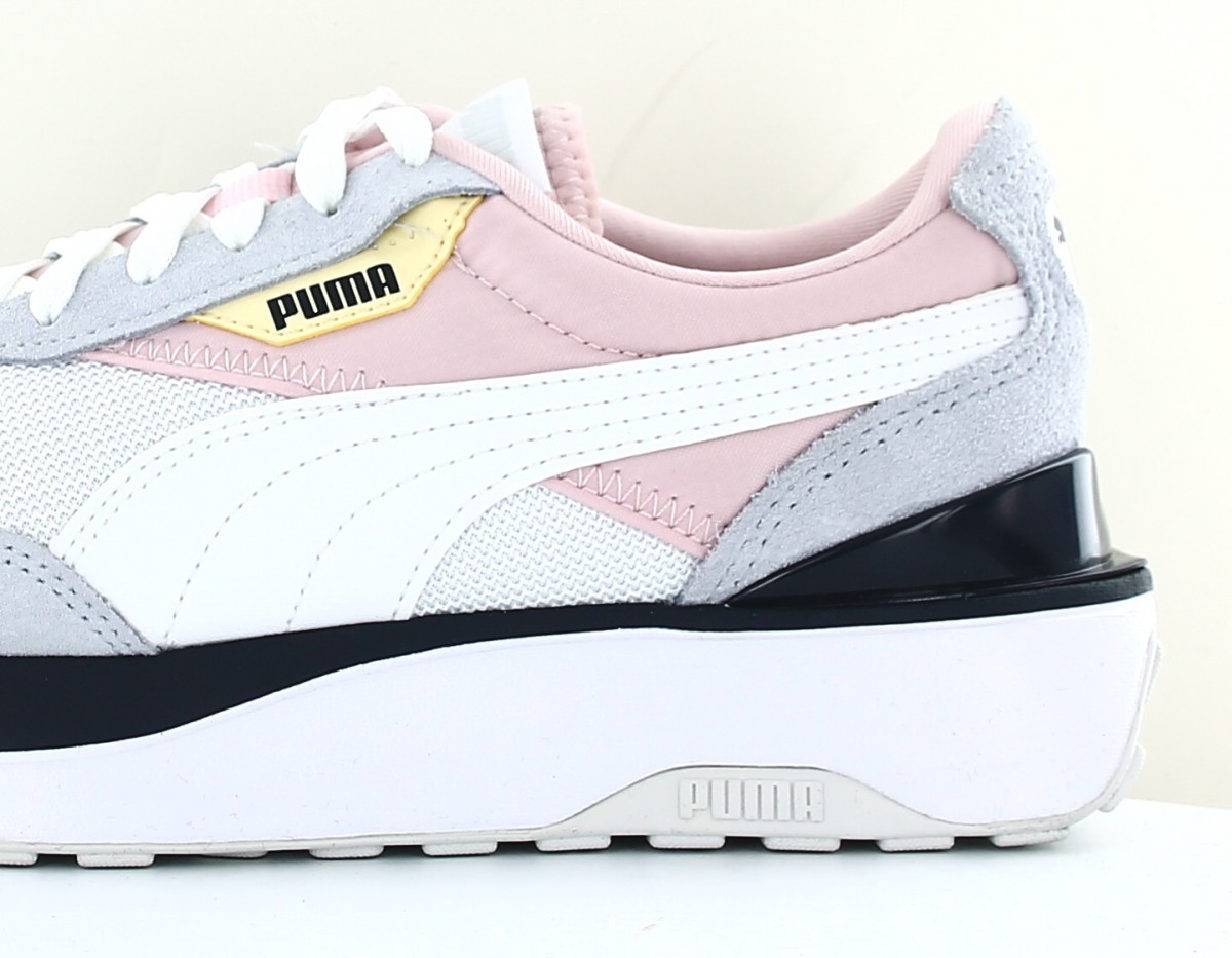 Puma Cruise rider silk blanc rose gris noir