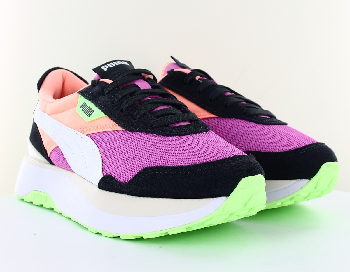 Puma Cruise rider silk multicolor blanc