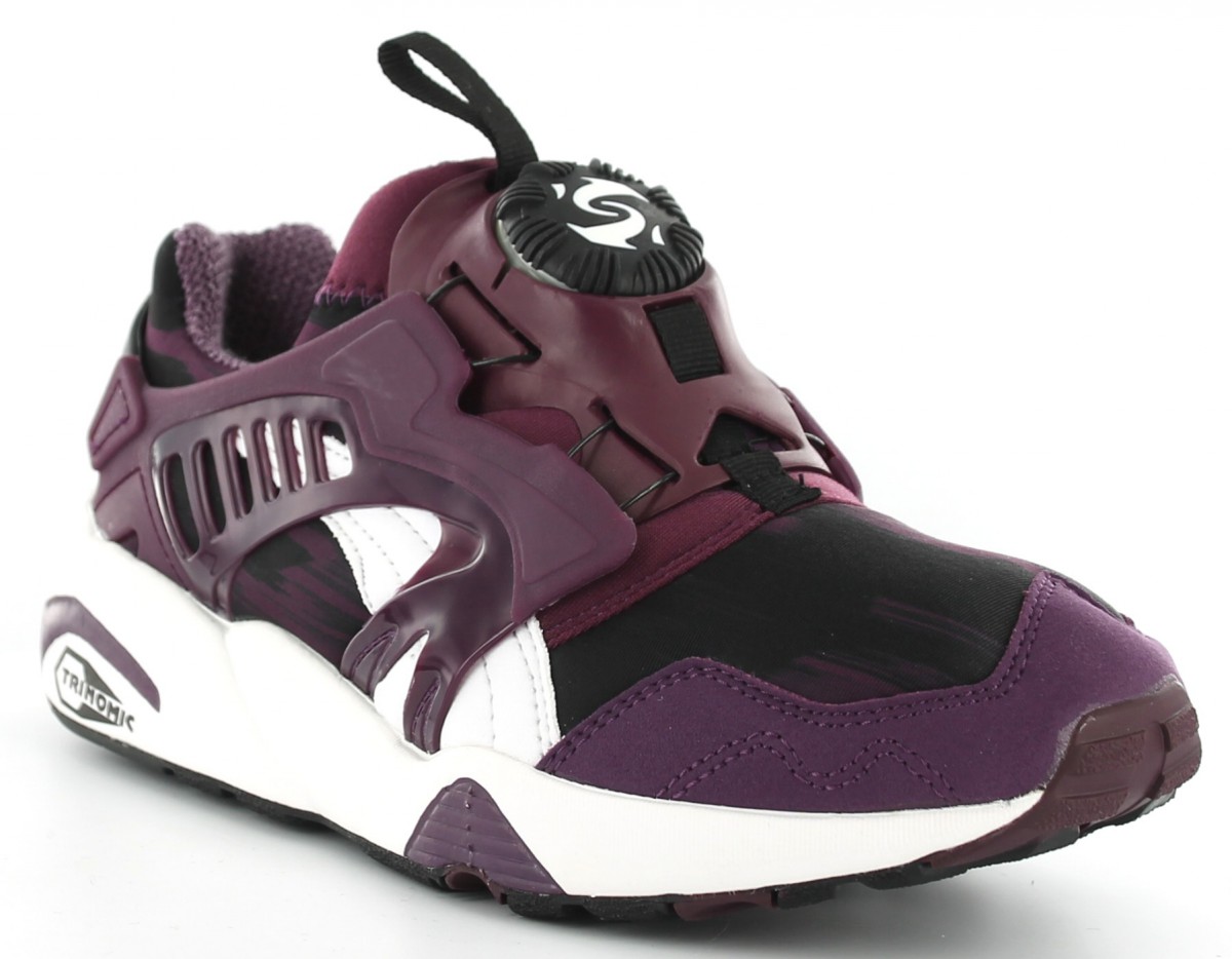 Puma disc femme print VIOLET/BLANC