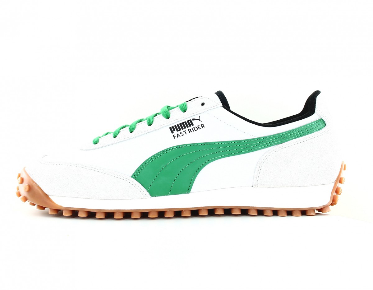 Puma Fast rider source blanc vert gris gomme