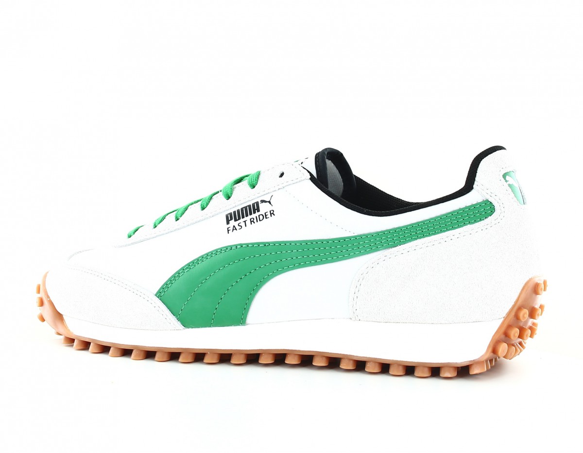 Puma Fast rider source blanc vert gris gomme