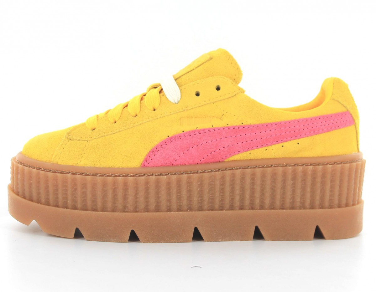 Puma Fenty Cleated Creeper Lemon-Carmise Rose