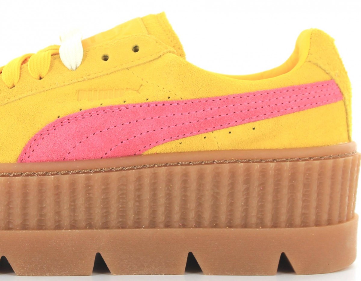 Puma Fenty Cleated Creeper Lemon-Carmise Rose