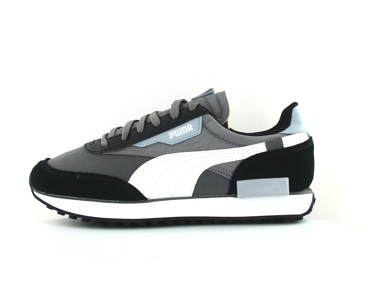 Puma Future rider core gris blanc noir