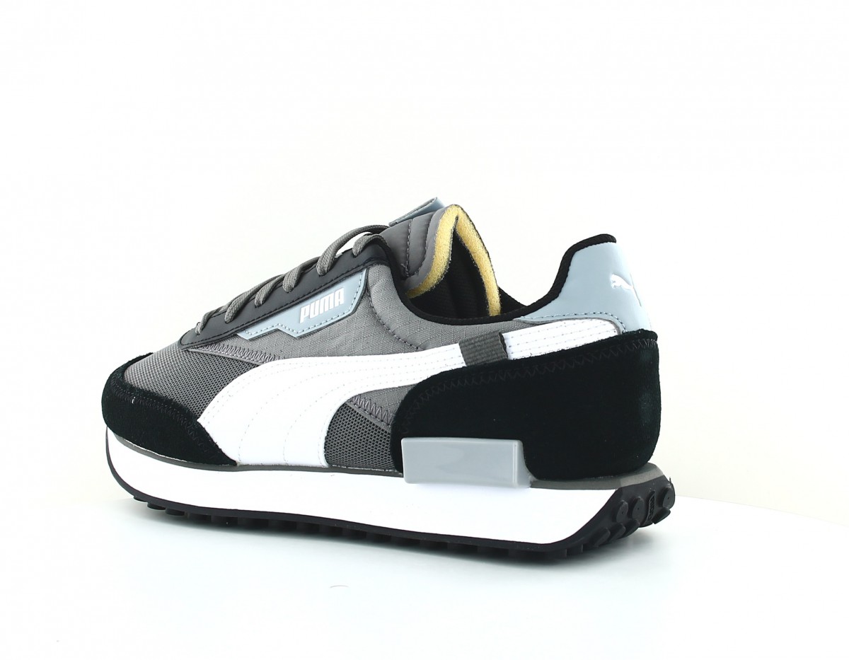 Puma Future rider core gris blanc noir