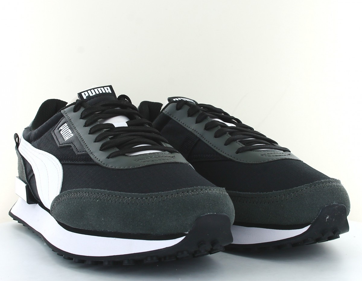 Puma Future rider play on noir blanc gris