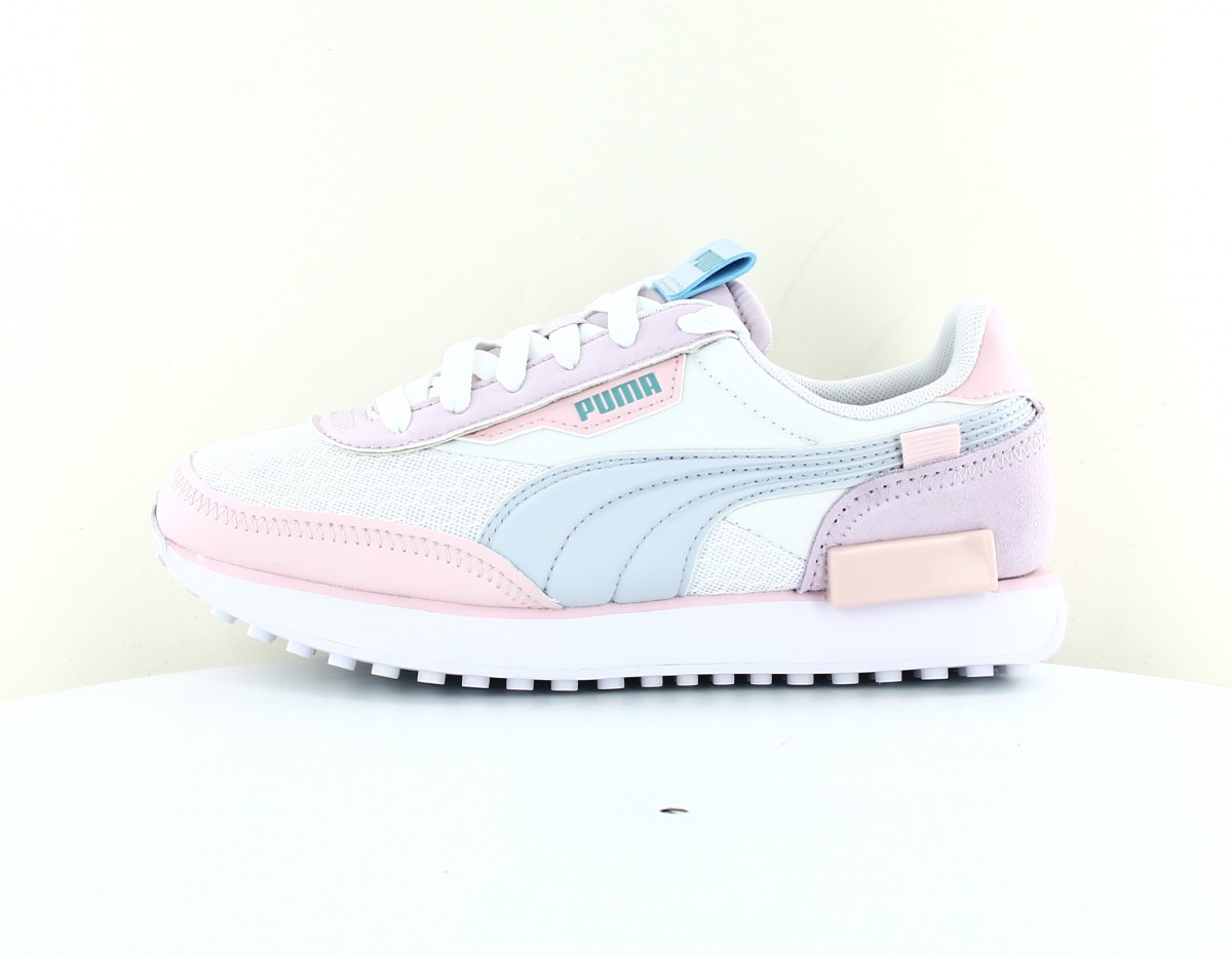 Puma Future rider pastel femme blanc rose bleu ciel