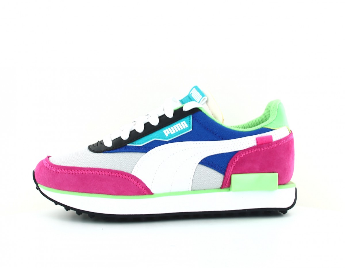 Puma Future rider play femme multicolor blanc rose