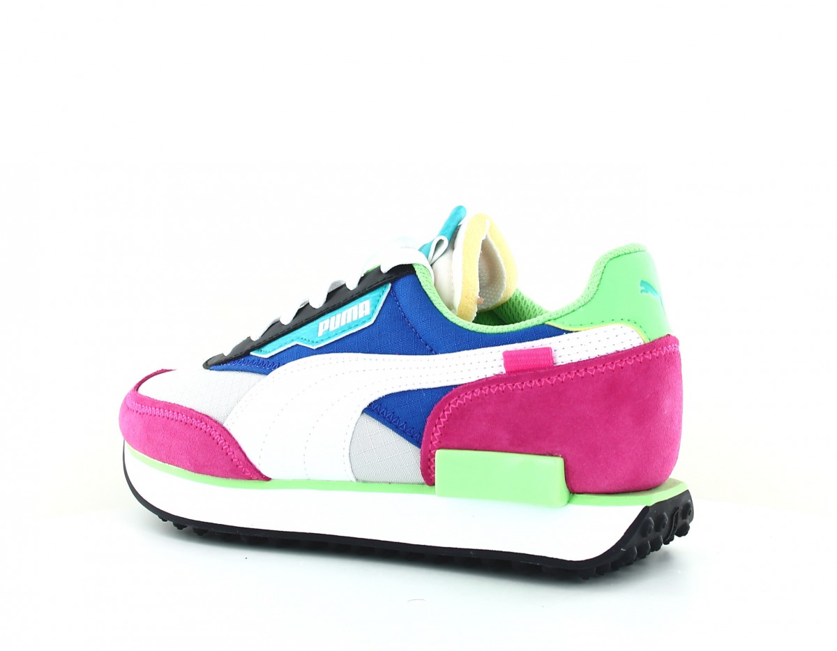 Puma Future rider play femme multicolor blanc rose