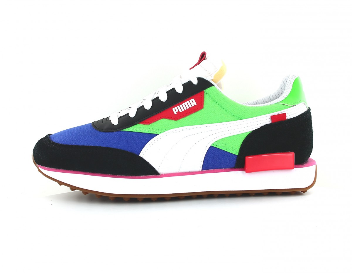 Puma Future rider play on bleu marine multicolor