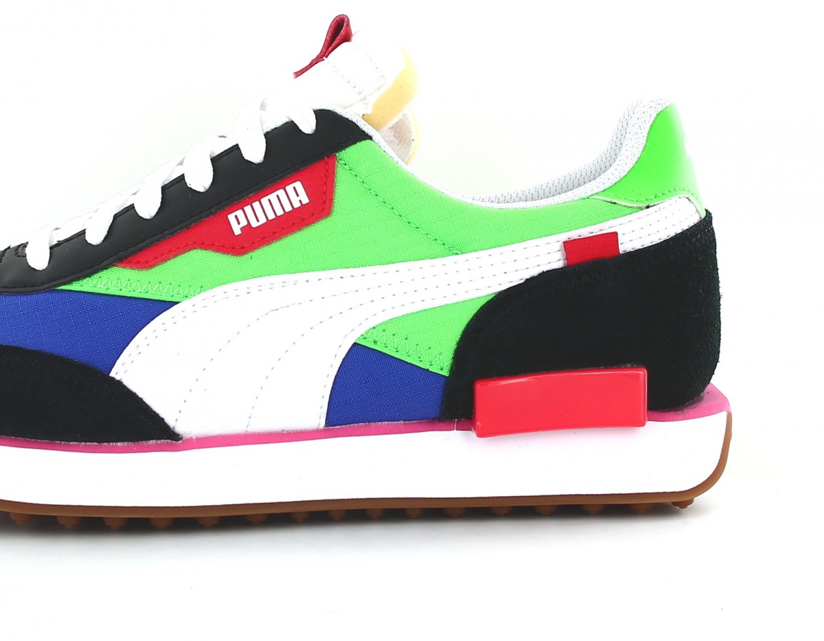 Puma Future rider play on bleu marine multicolor