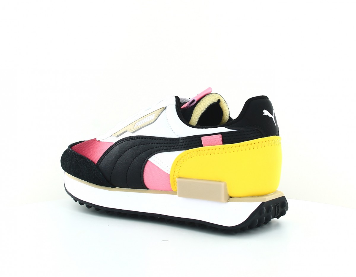 Puma Future rider space gs blanc noir jaune rouge