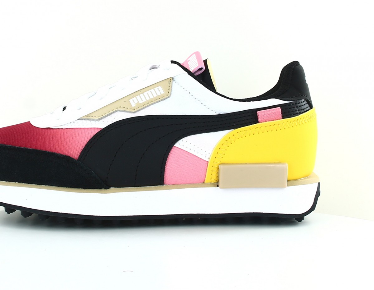 Puma Future rider space gs blanc noir jaune rouge