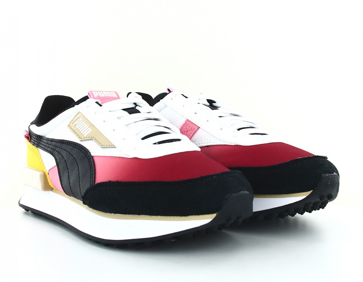 Puma Future rider space gs blanc noir jaune rouge