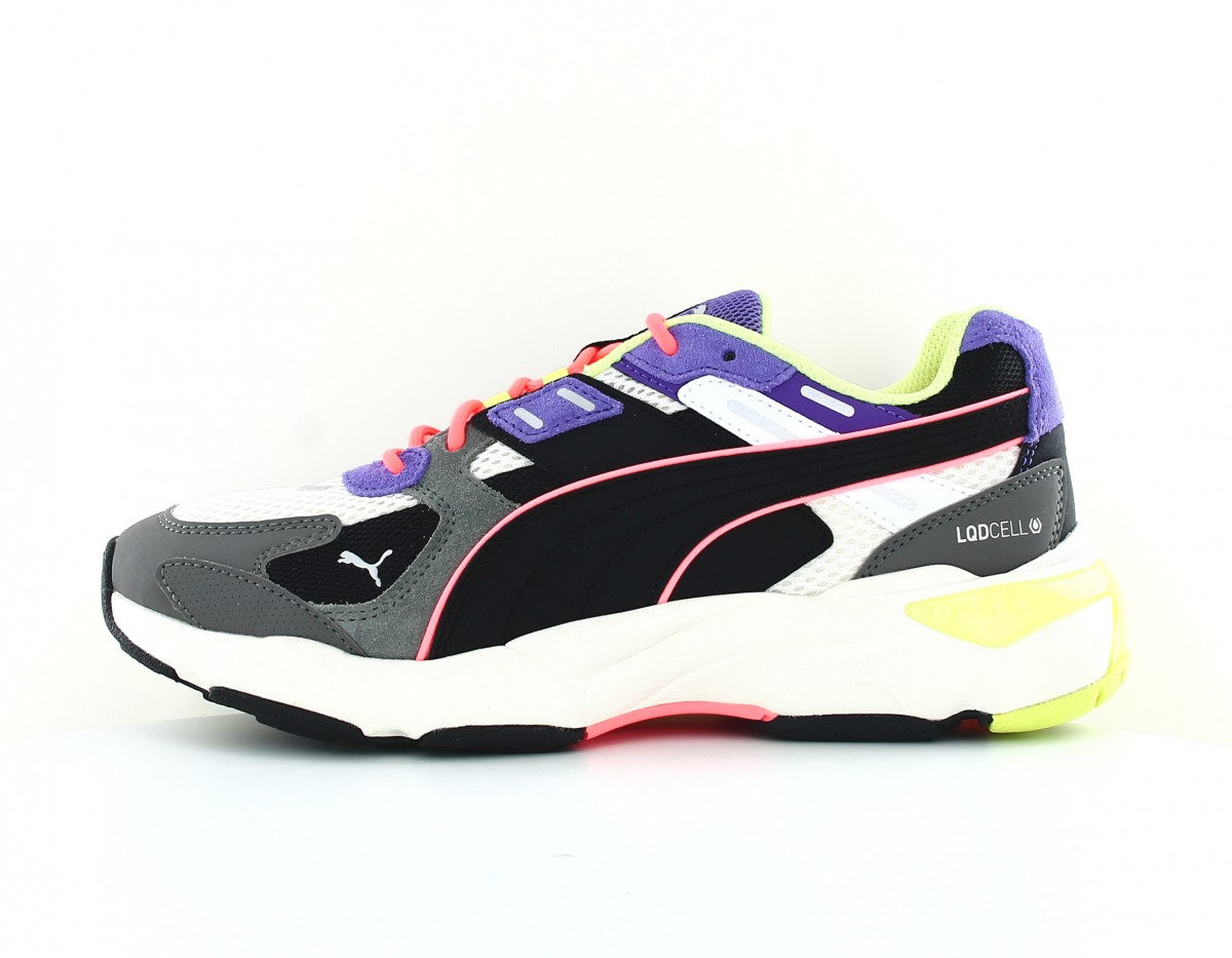 Puma LQD cell extol archive gris noir violet vert orange