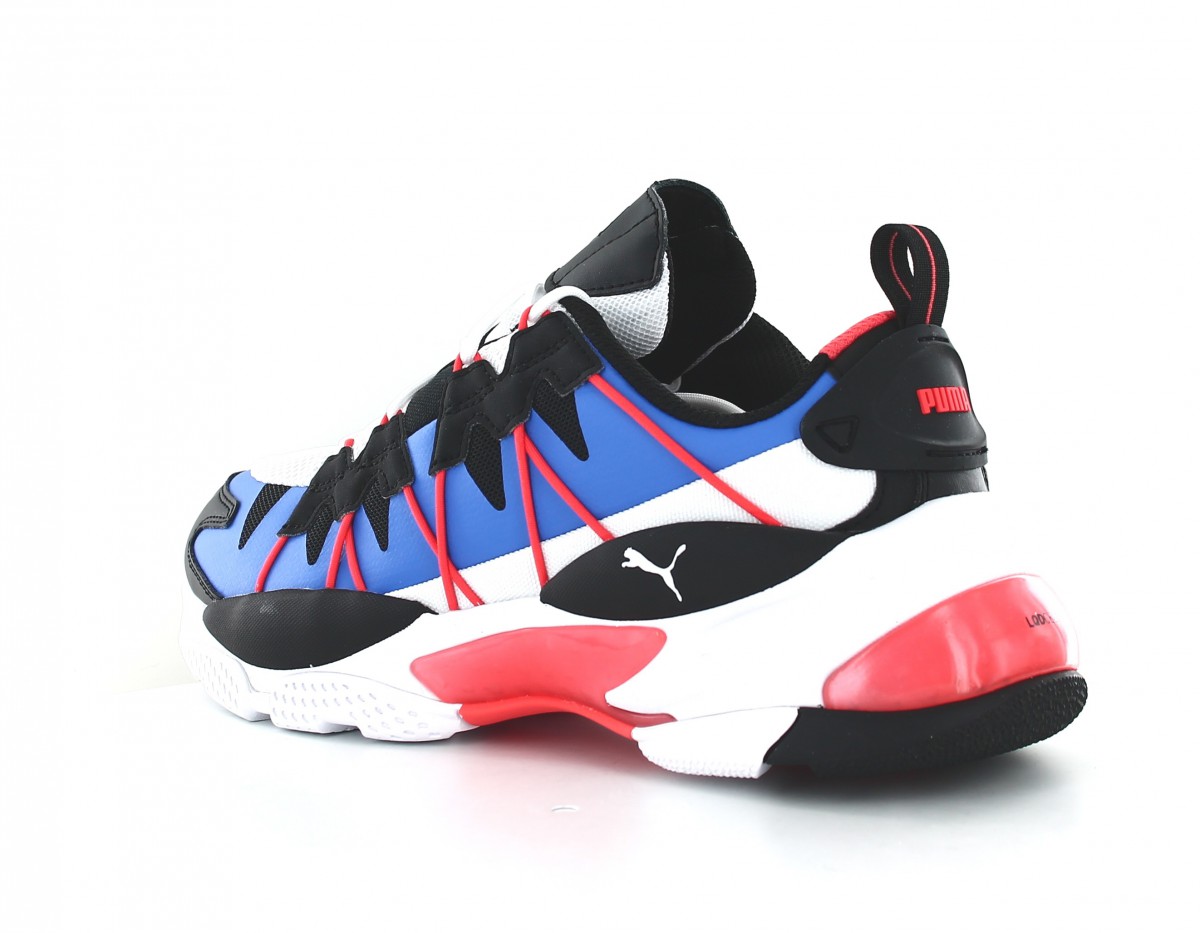 Puma LQDCELL omega striped kit bleu blanc noir orange