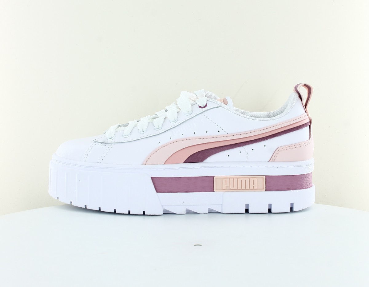 Puma Mayze interest blanc palette rose