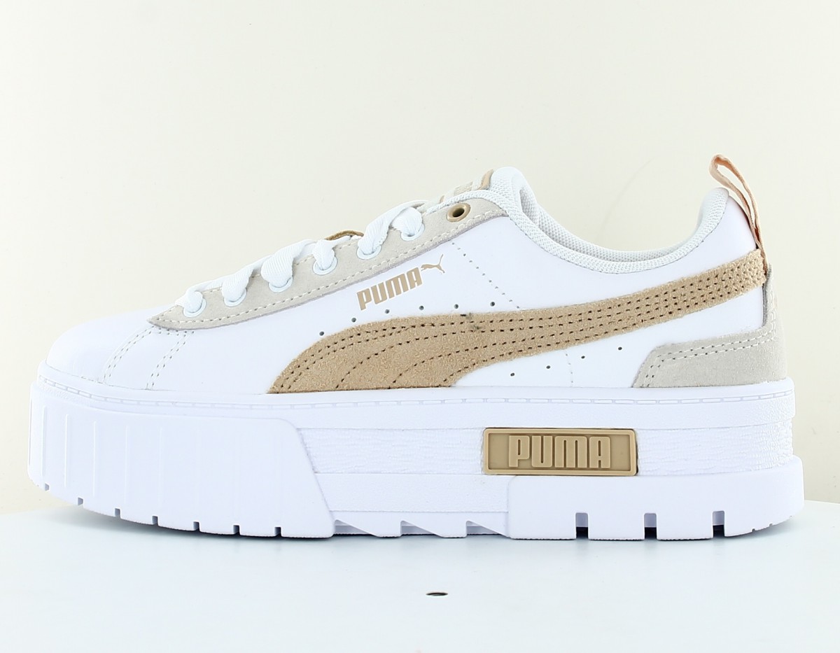 Puma Mayze mix blanc beige