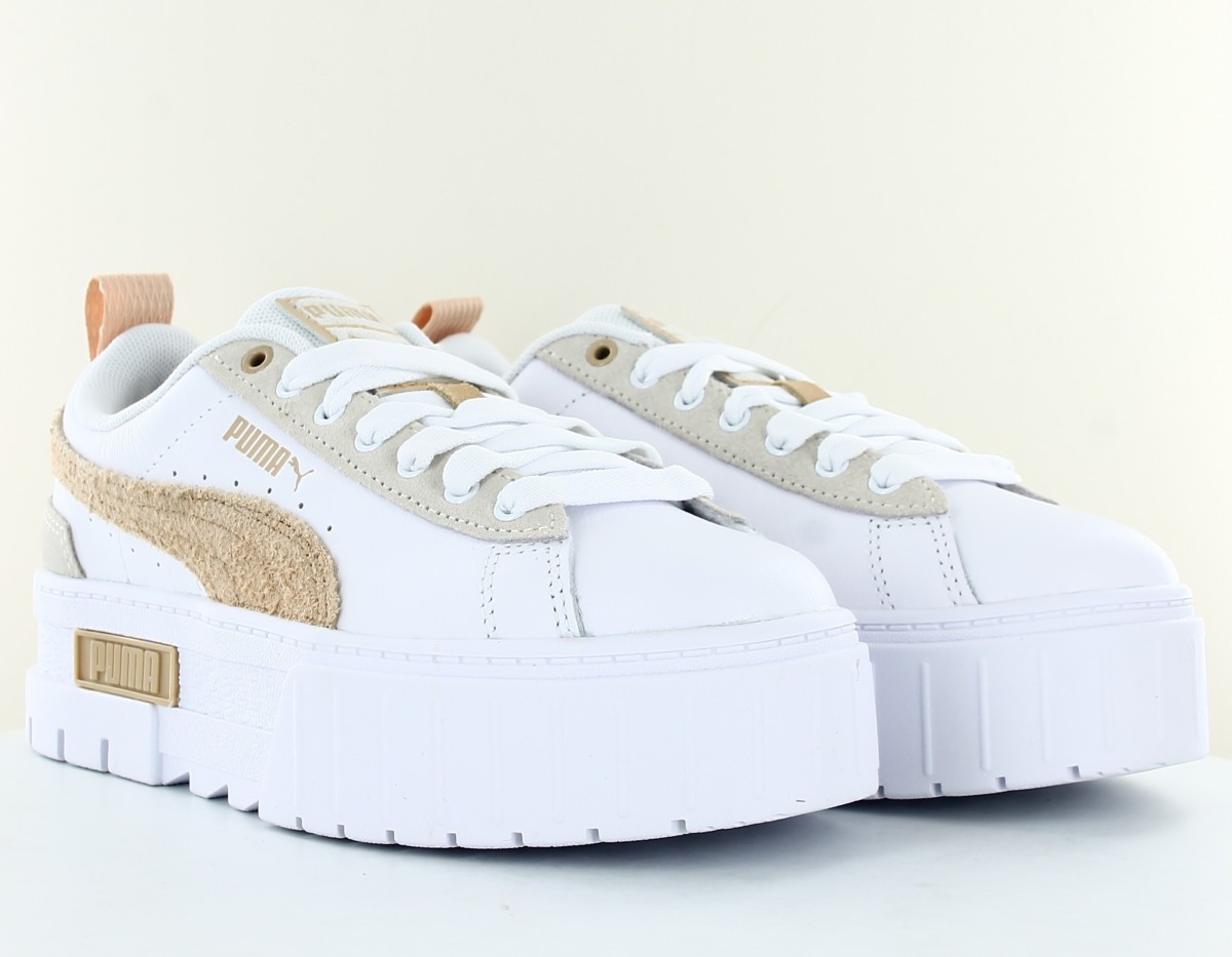 Puma Mayze mix blanc beige