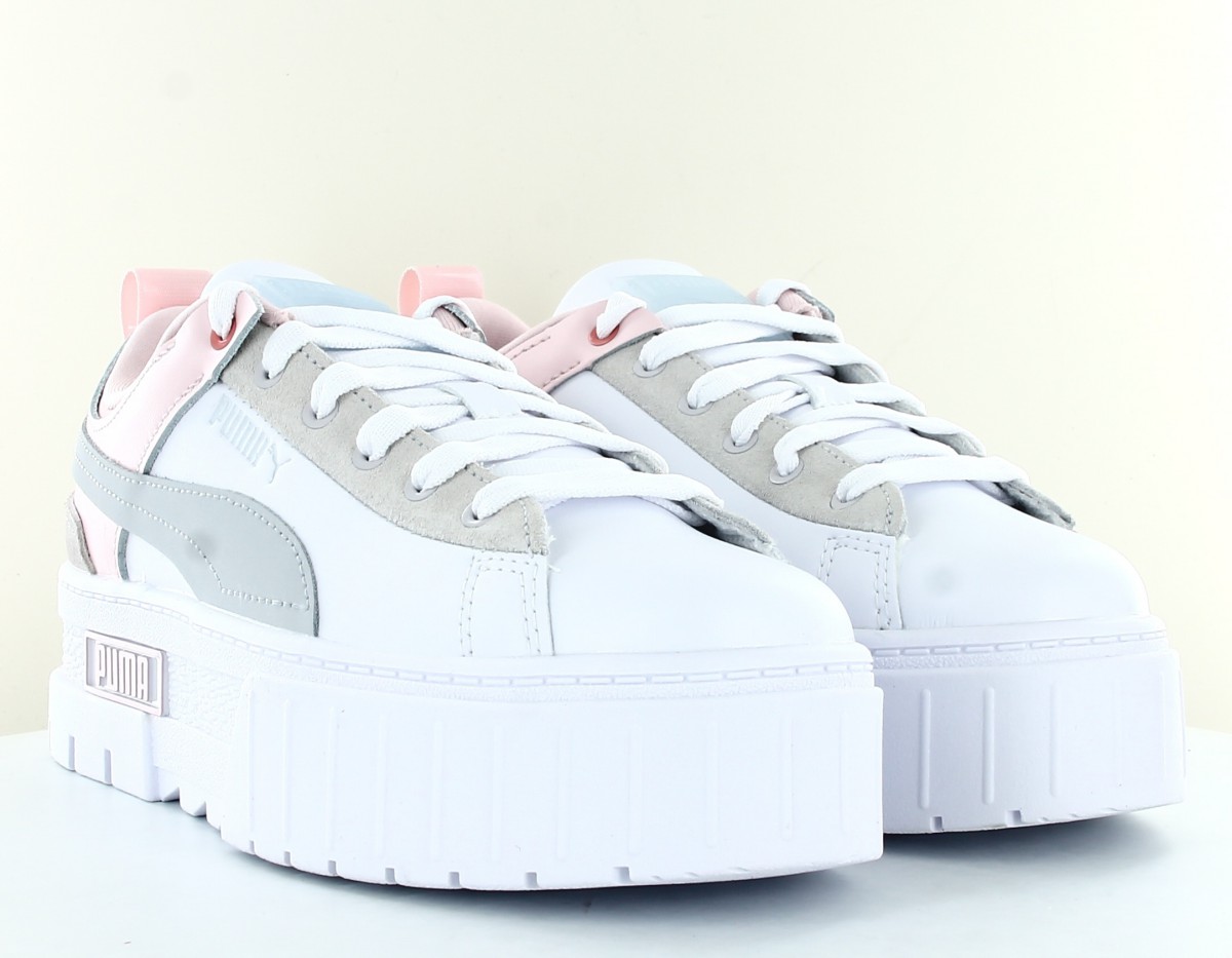 Puma Mayze raw blanc beige rose