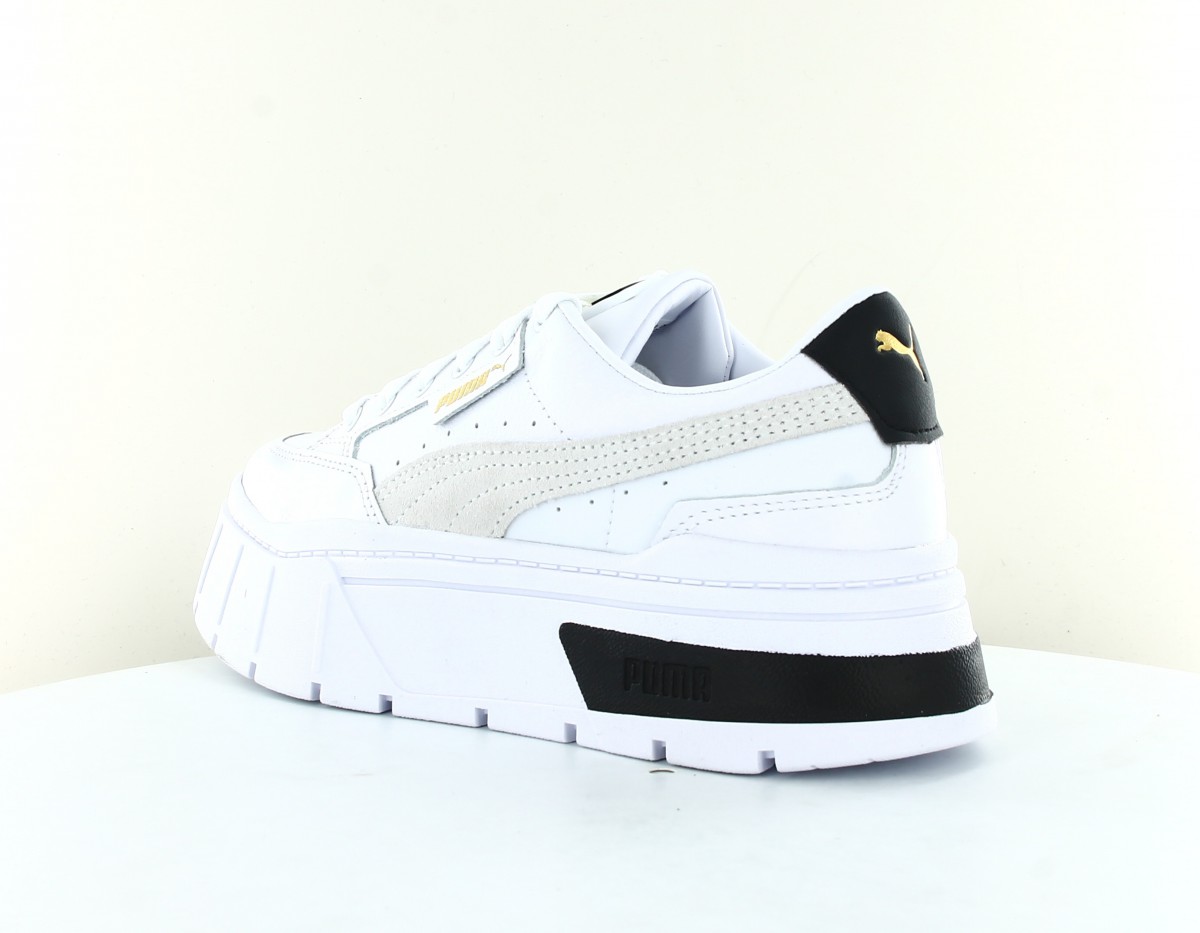 Puma Mayze stack blanc or noir