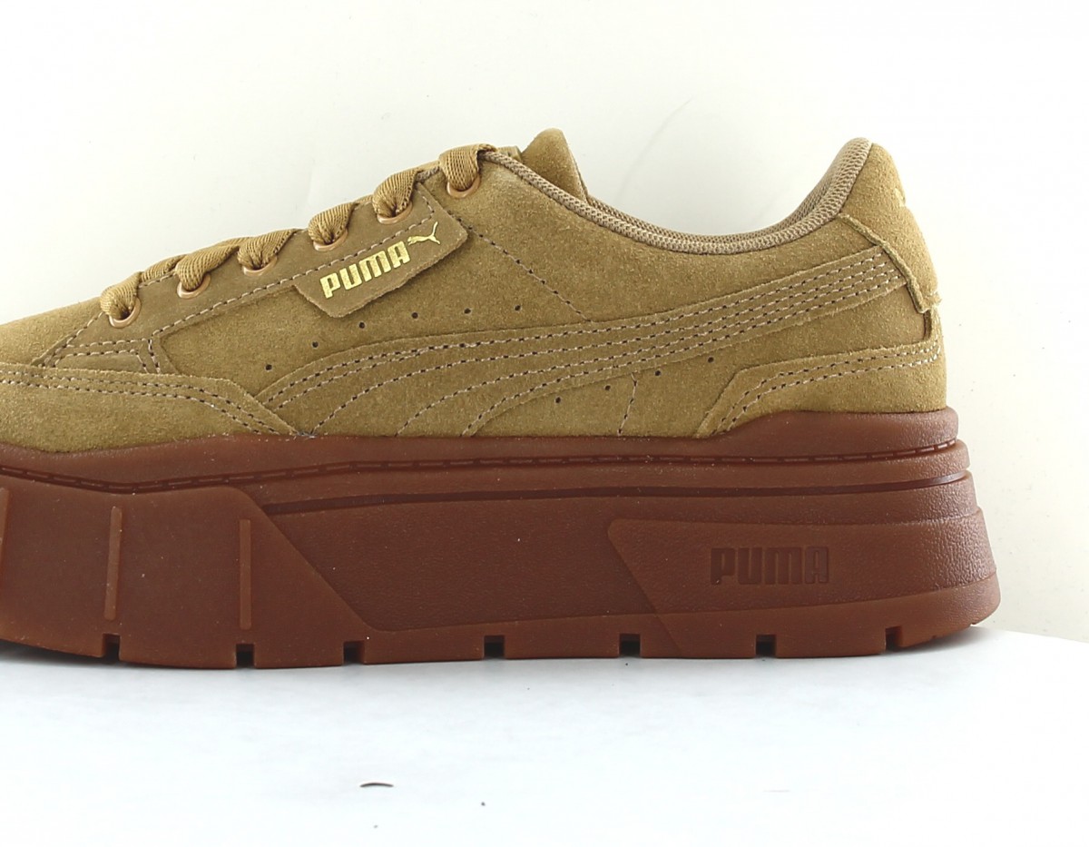 Puma Mayze stack suede beige or