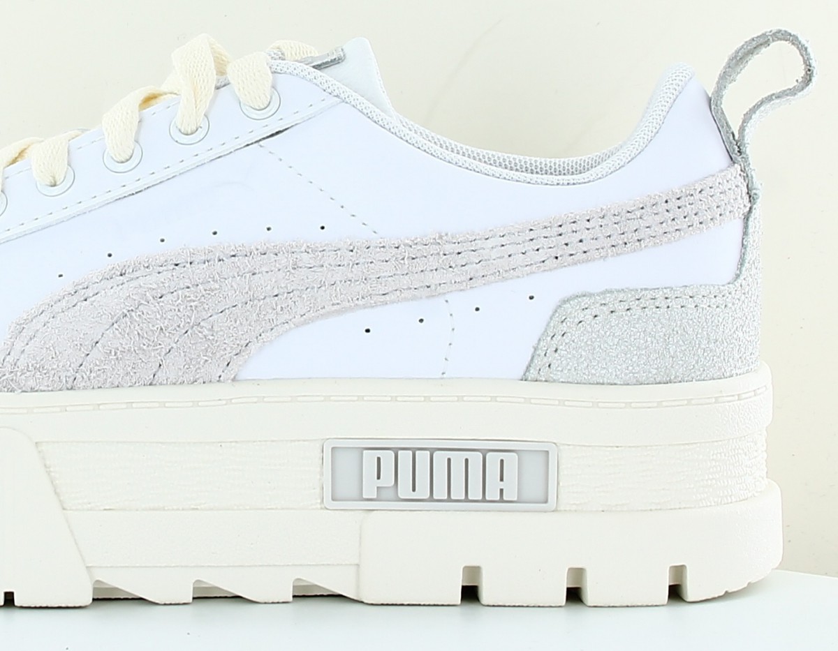 Puma Mayze thrifted blanc gris