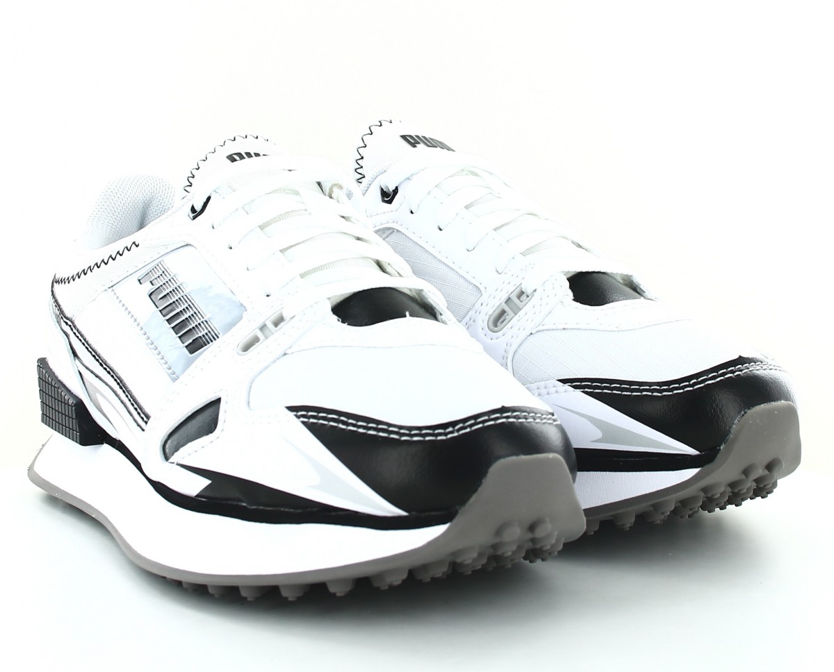 Puma Mile rider sunny gataway blanc noir argent