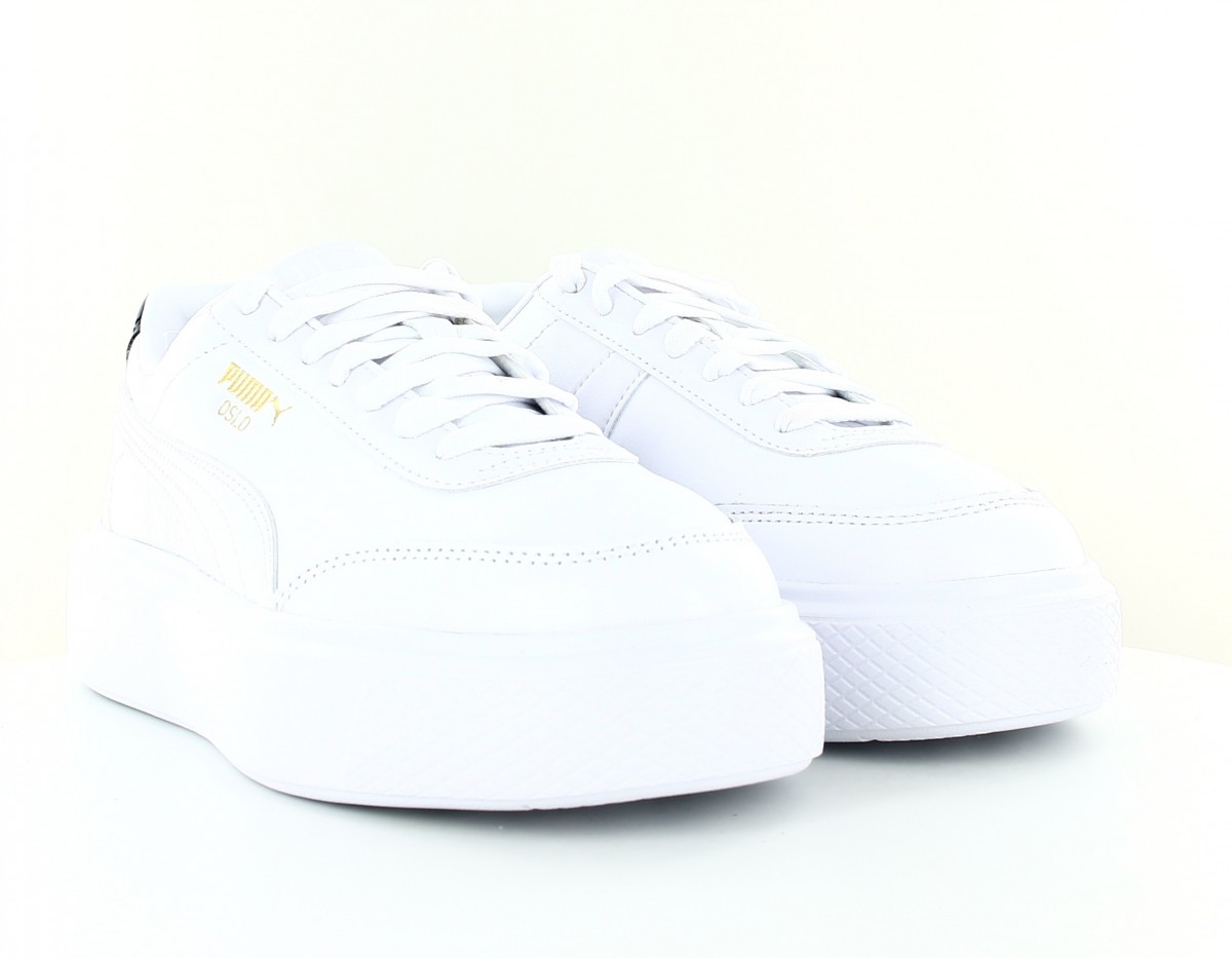 Puma Oslo maya blanc or noir