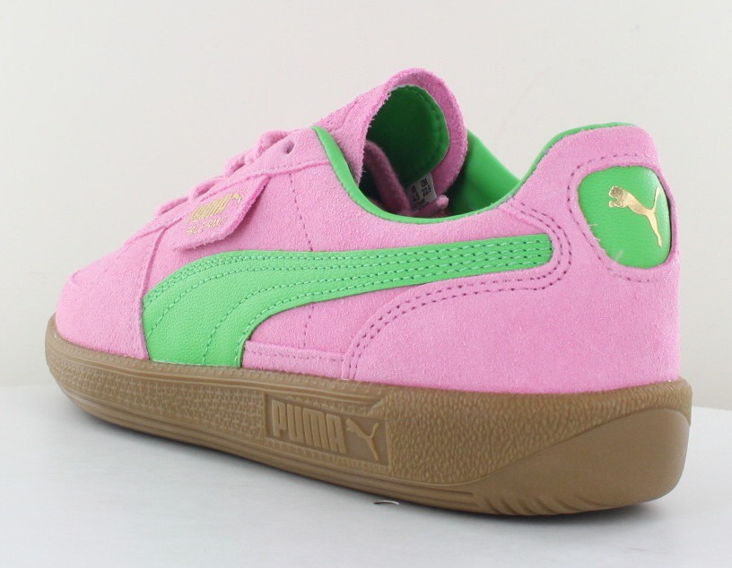 Puma Palermo rose vert gomme