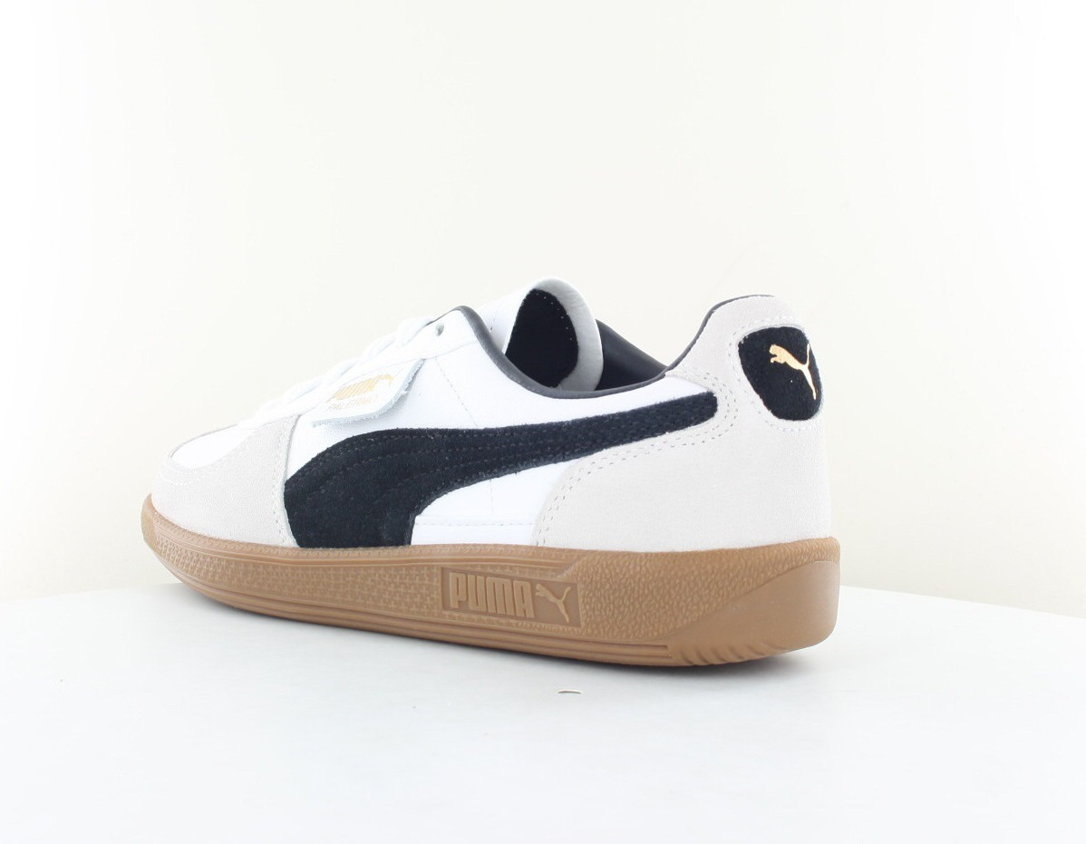 Puma Palermo lth blanc noir