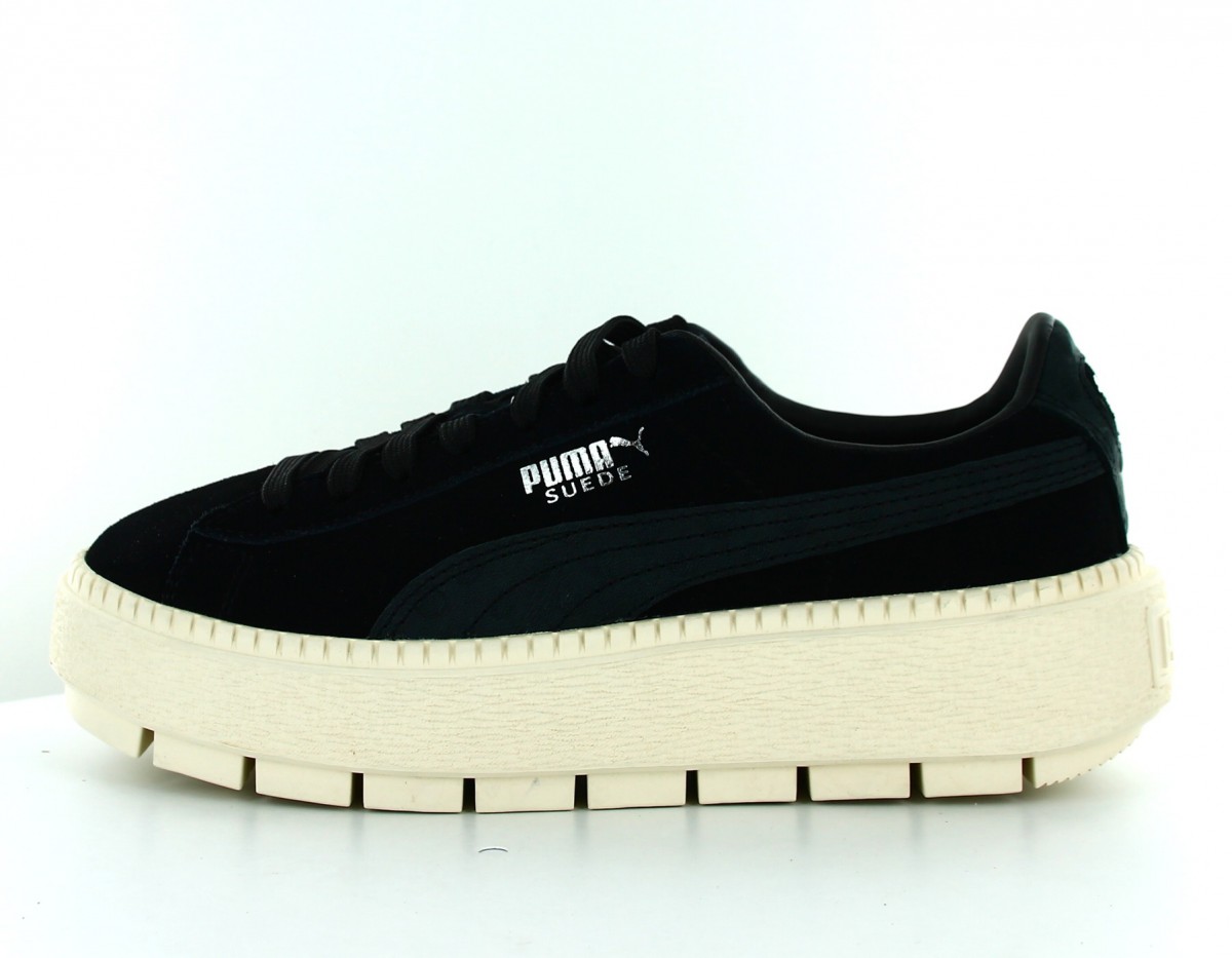 Puma Platform trace dots jr Noir-noir-beige