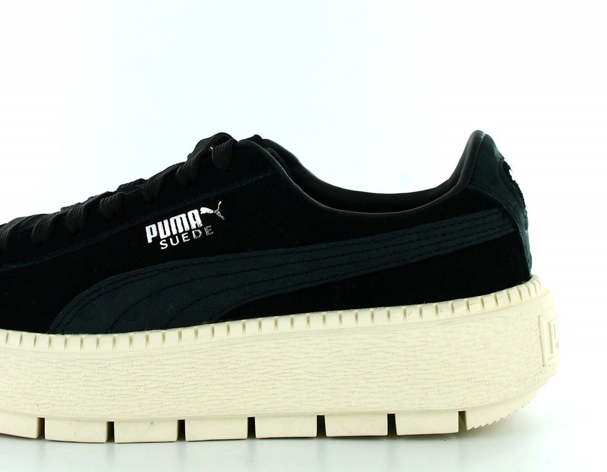 Puma Platform trace dots jr Noir-noir-beige