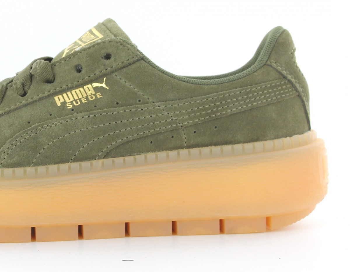 Puma Platform trace vert kaki olive