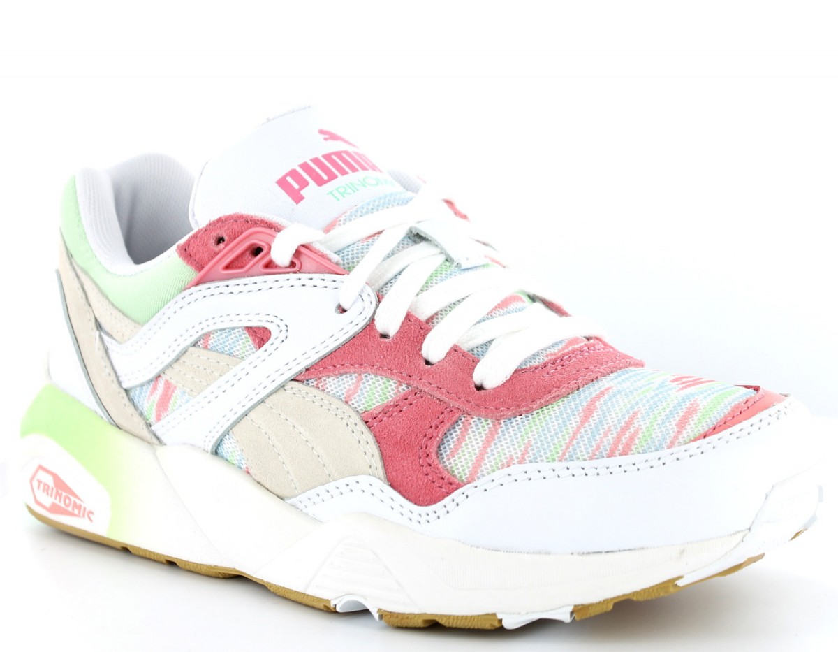 Puma R698 Coastal femme BLANC/ROSE