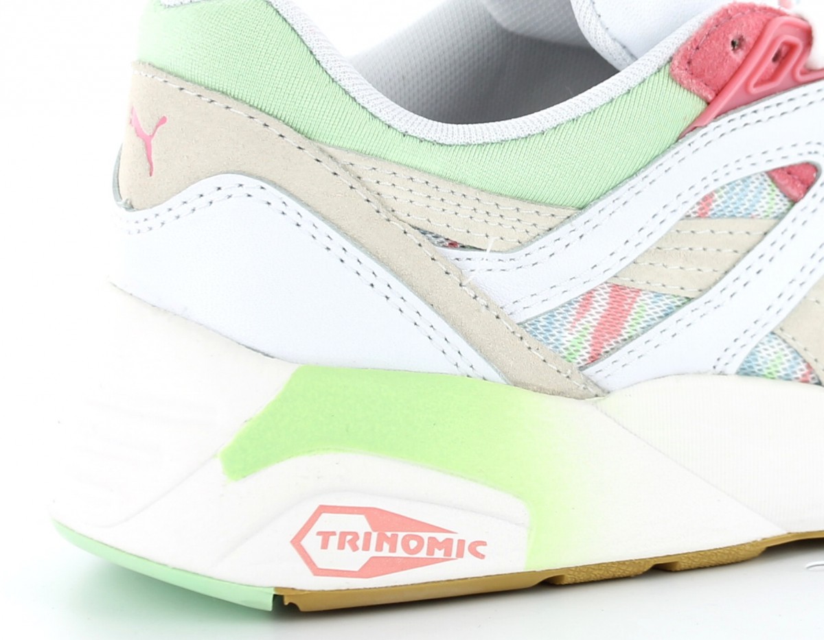 Puma R698 Coastal femme BLANC/ROSE