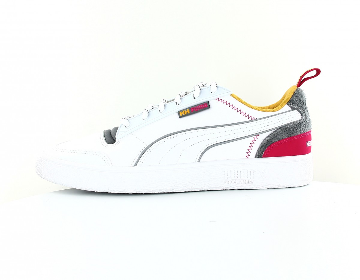 Puma Ralph sampson helly hansen blanc gris rose