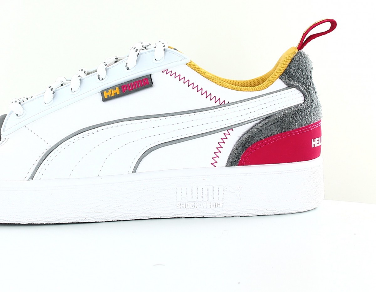 Puma Ralph sampson helly hansen blanc gris rose