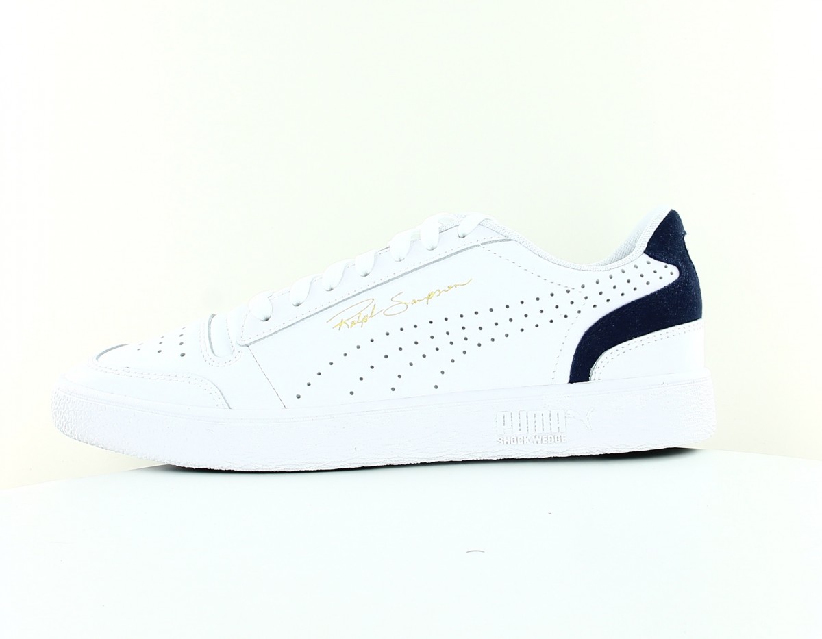 Puma Ralph sampson blanc or bleu 374751-01