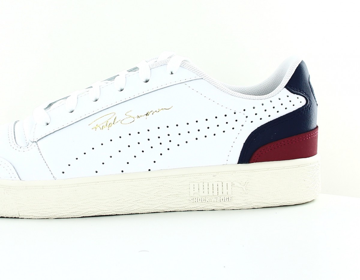 Puma Ralph sampson blanc noir bordeaux