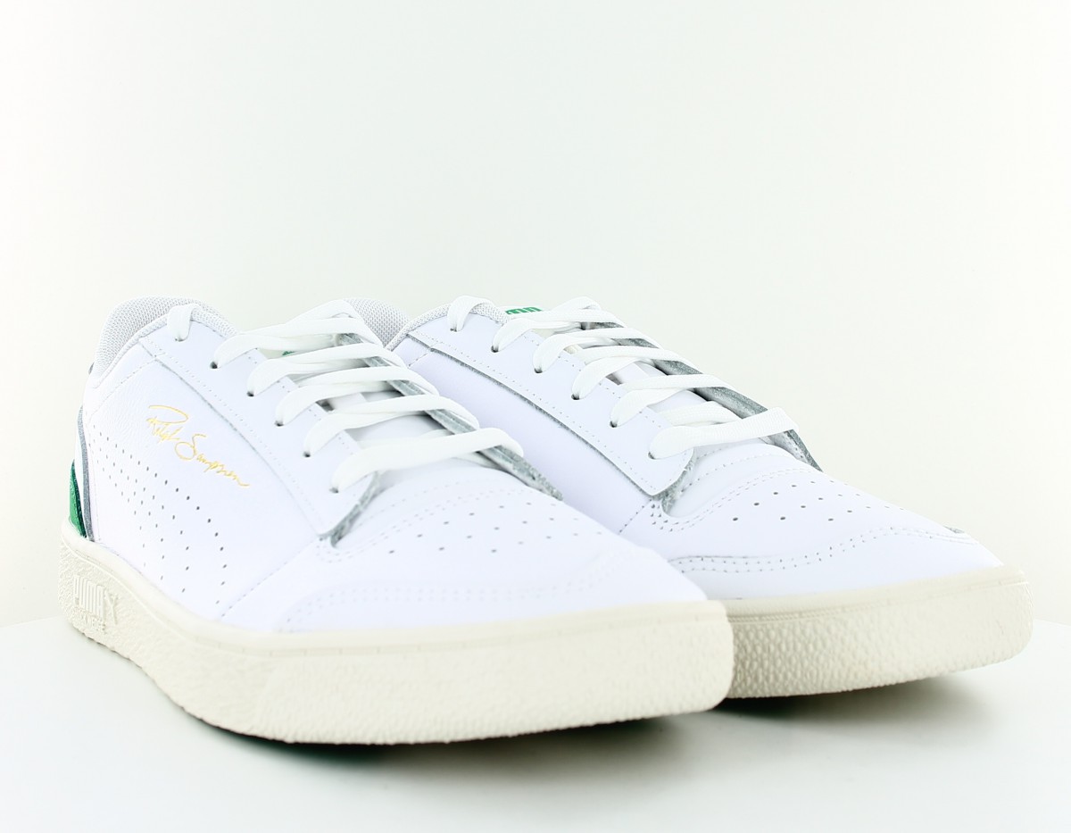 Puma Ralph sampson blanc vert or beige