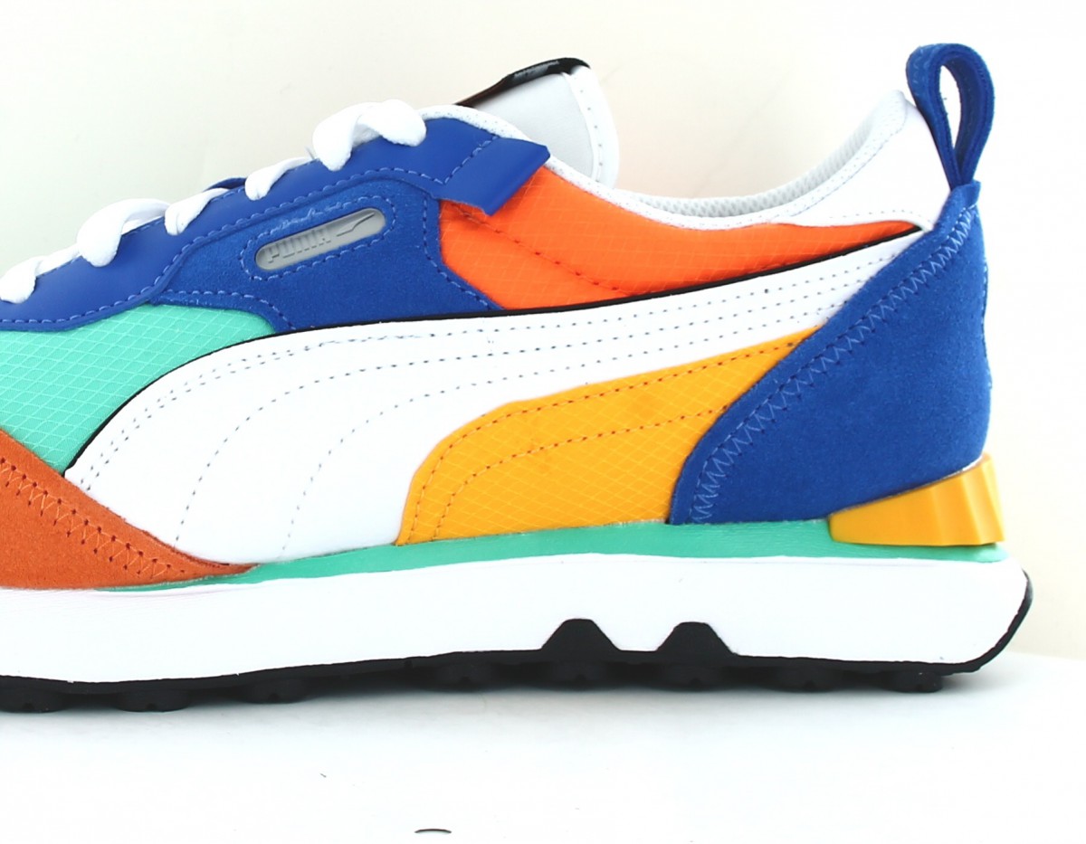 Puma Rider fv future vintage multicolor blanc