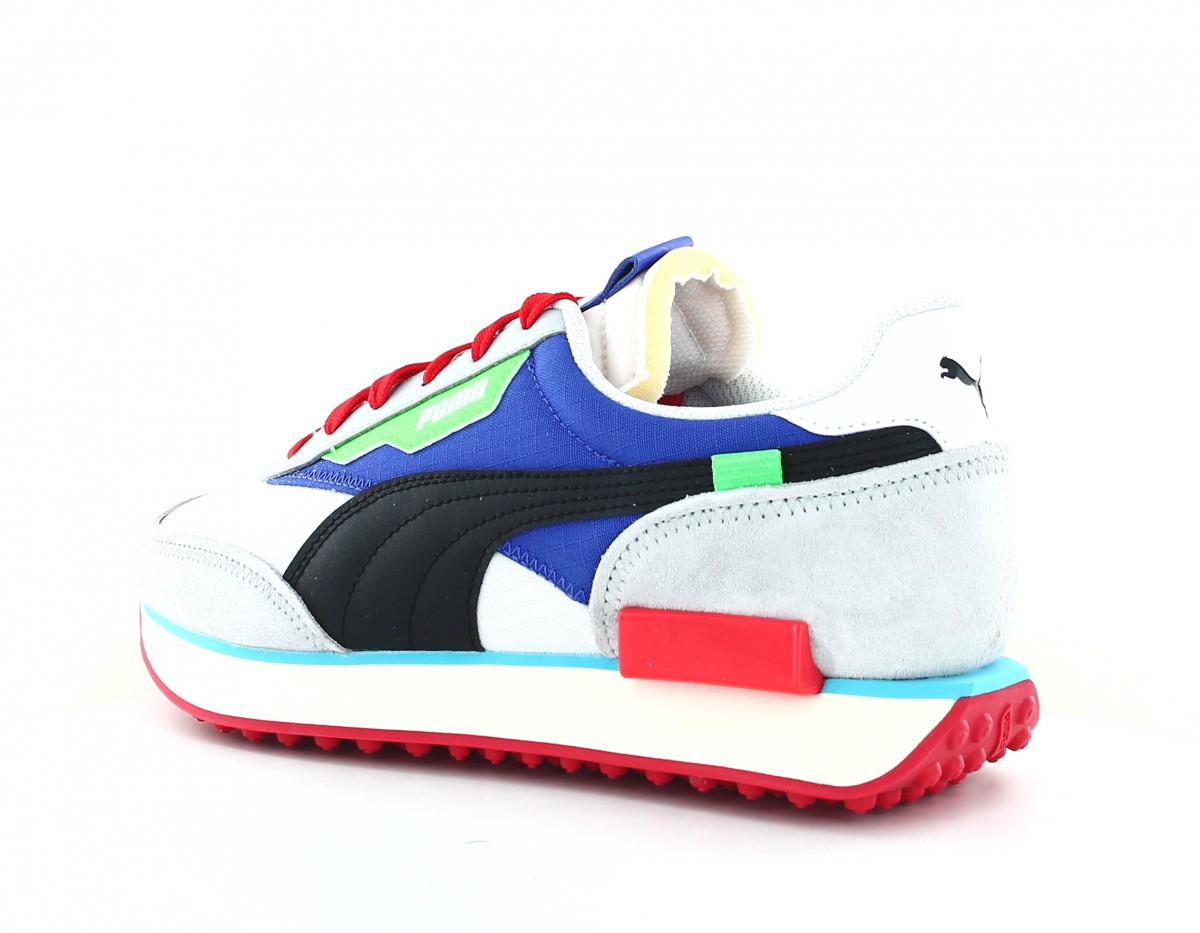 Puma Future rider ride on gris noir bleu rouge vert 