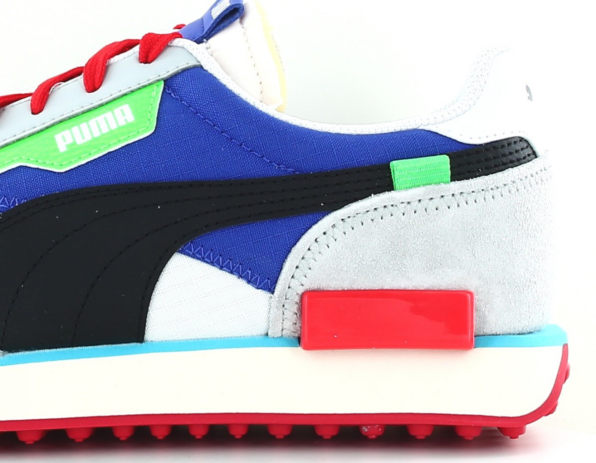 Puma Future rider ride on gris noir bleu rouge vert 