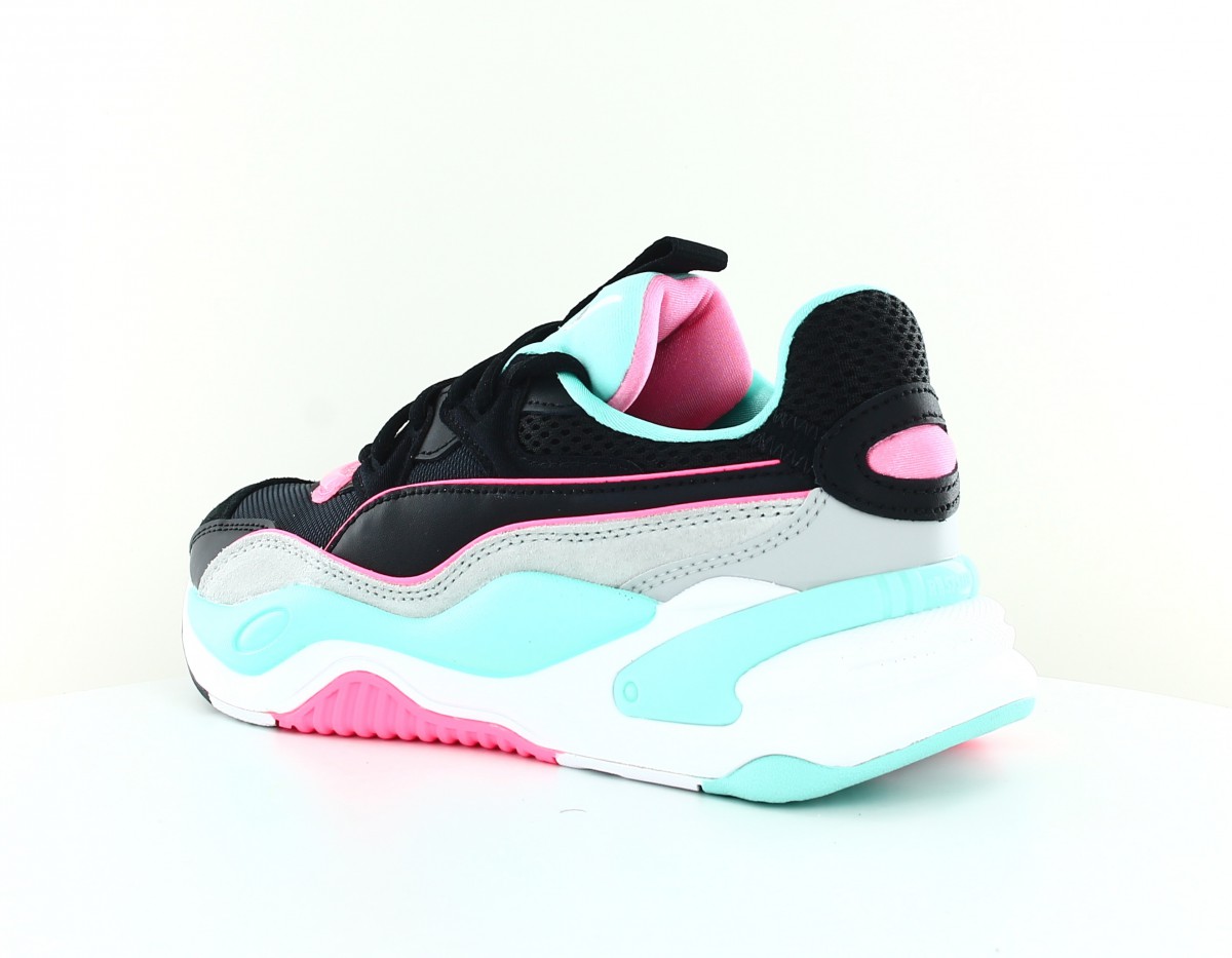 Puma Rs 2k messaging femme noir bleu turquoise gris rose